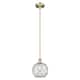 Option Antique Brass / Clear Glass with White Rope