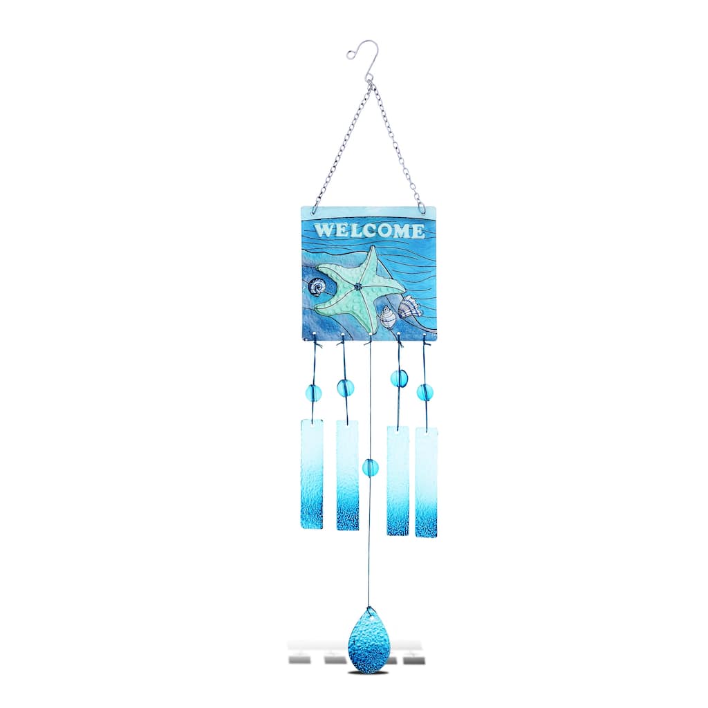 CoTa Global "Seashells are Love Letters in The Sand" Sea Glass Chime