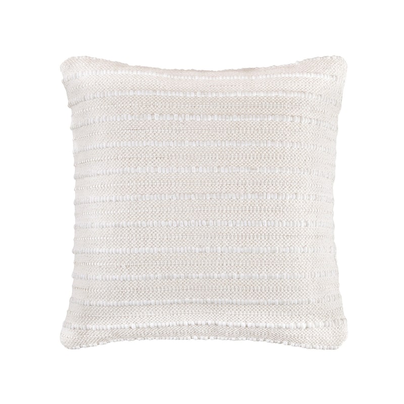 Theban Beige Striped Pillow