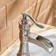preview thumbnail 6 of 36, Vibrantbath Waterfall Bathroom Sink Faucets Deck Mount Lavatory