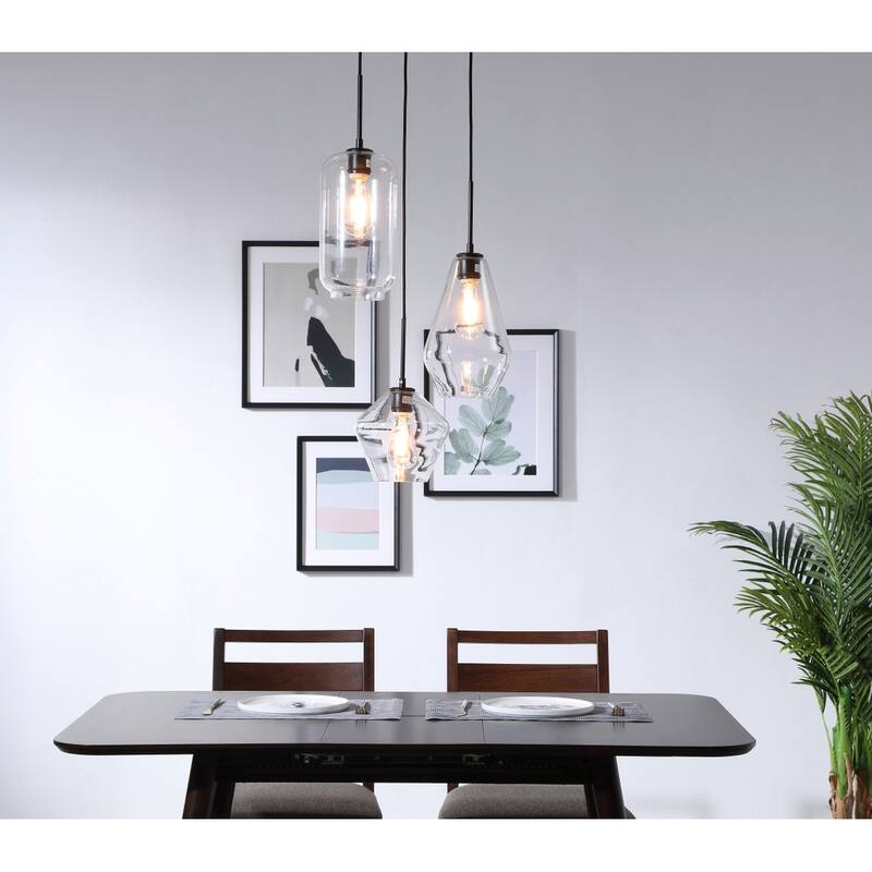 Gerald Glass 3-light Pendant