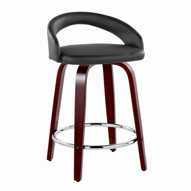 Grotto Upholstered 24" Fixed-Height Counter Stool - Set of 2