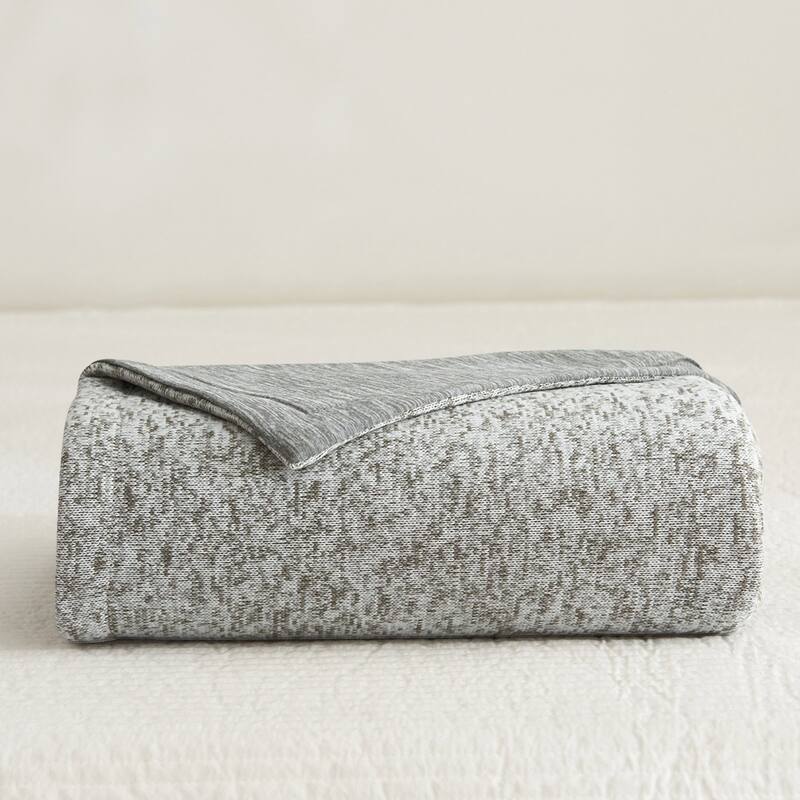 Cooling Bed Blanket Breathable Cool Blanket for Hot Sleepers Night Sweats - Throw-50"x60" - Grey