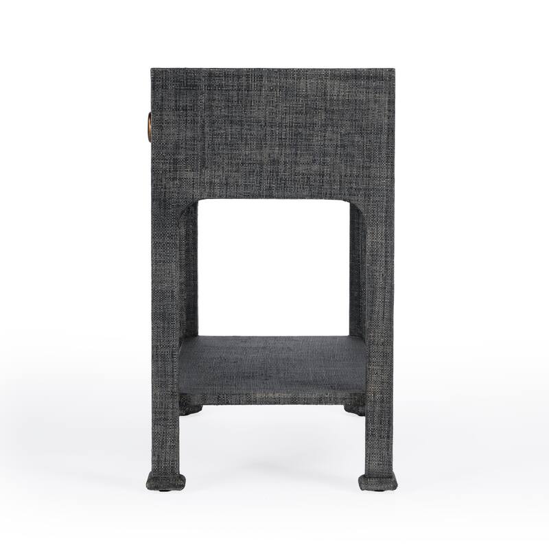 Chatham 1-Drawer Raffia Nightstand