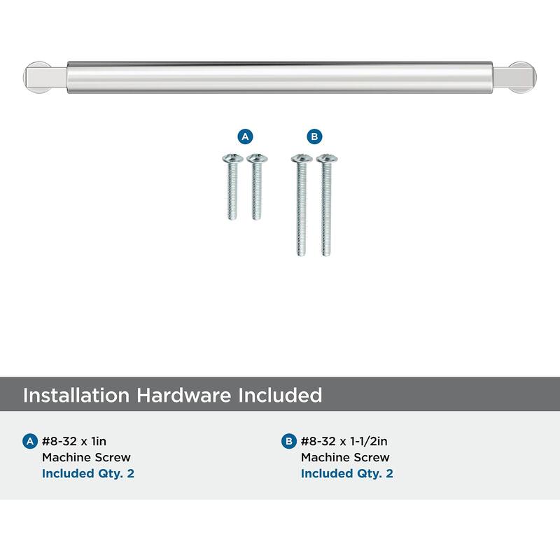 Amerock BP37487 Balon 8-13/16" Center to Center Smooth Handle Cabinet