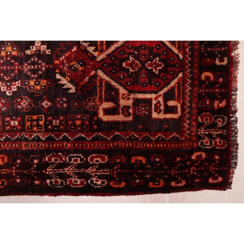ECARPETGALLERY Hand-knotted Melis Vintage Red Wool Rug - 6'9 x 10'4