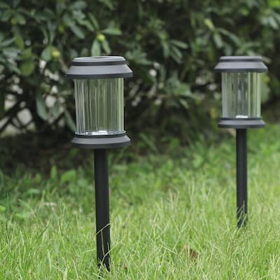 Solar Powered Integrated LED Garden pathway Light Pack(Set of 6) - N/A