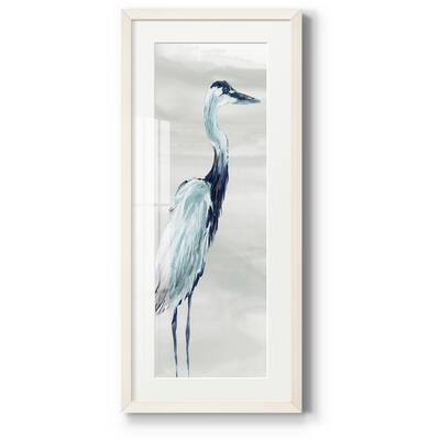 By the Sea Crane I-Premium Gallery Framed Print