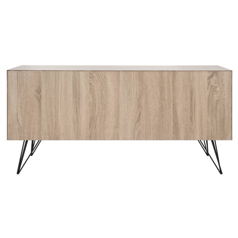 SAFAVIEH Darlyne Mid-Century Wood Sideboard - 47.3" x 15.8" x 23.6" - 47.3" x 15.8" x 23.6" - 20Wx52Dx20H