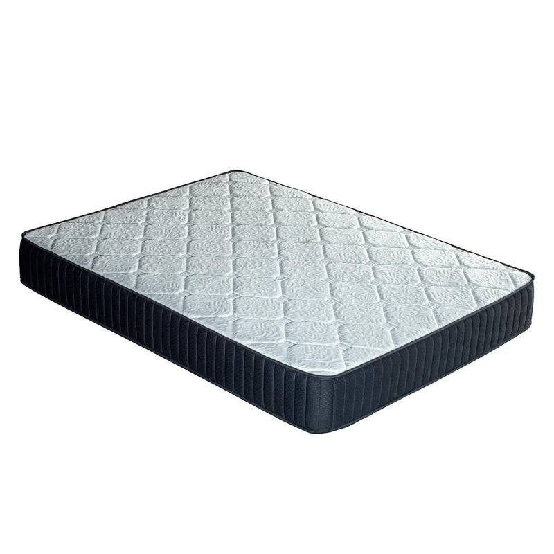 10" Twin Nest Basic Innerspring Hybrid Mattress, Pressure Relief, And Motion Isolation, Certipur-Us And Oeko Tex Certified - Grey