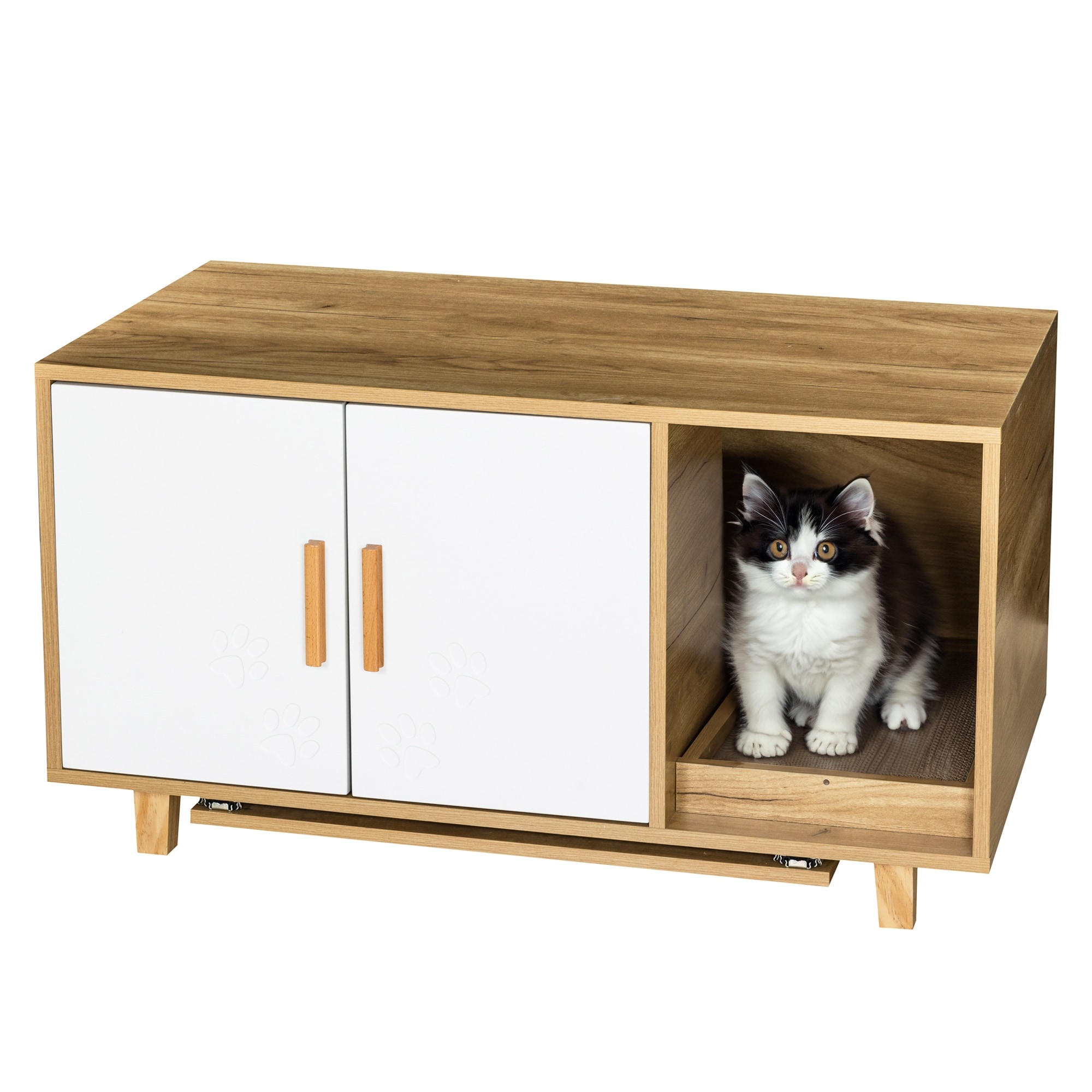 Extra large shop litter box enclosure