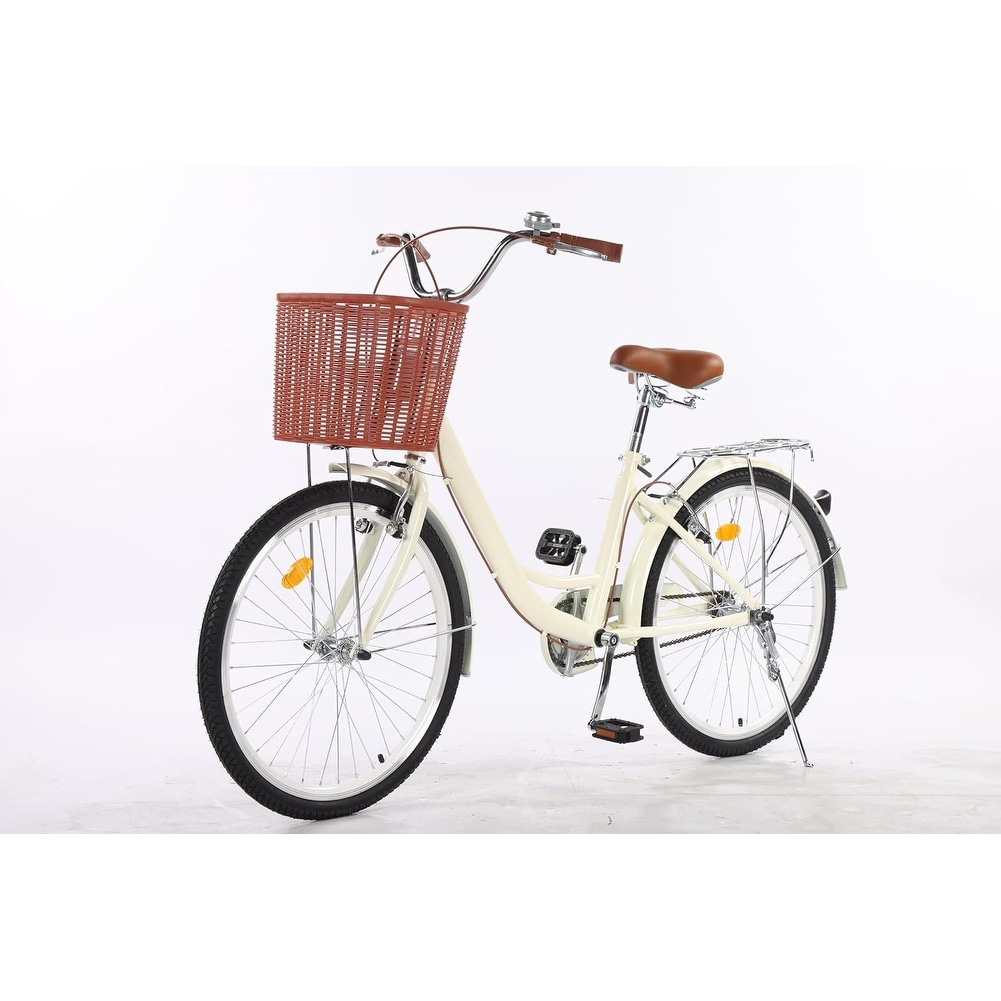 Womens white bike with basket new arrivals
