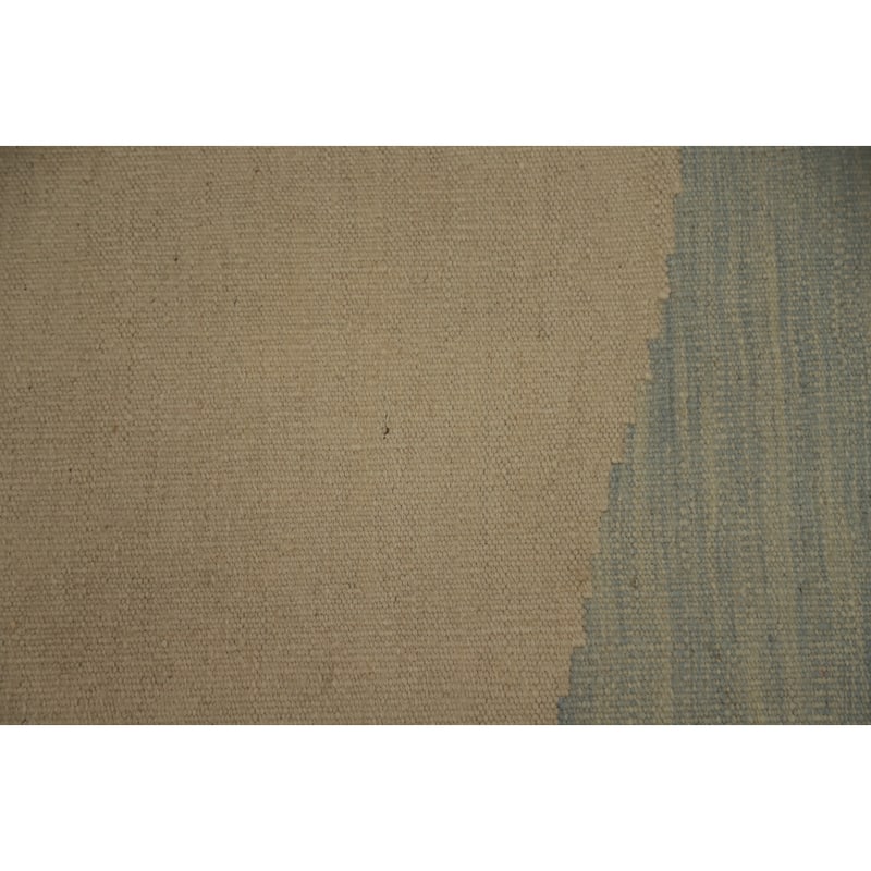 Hand Woven Oriental 100% Wool Carpet Southwestern Modern Beige & Ivories Kilim Area Rug - 6' 0'' X 4' 0''
