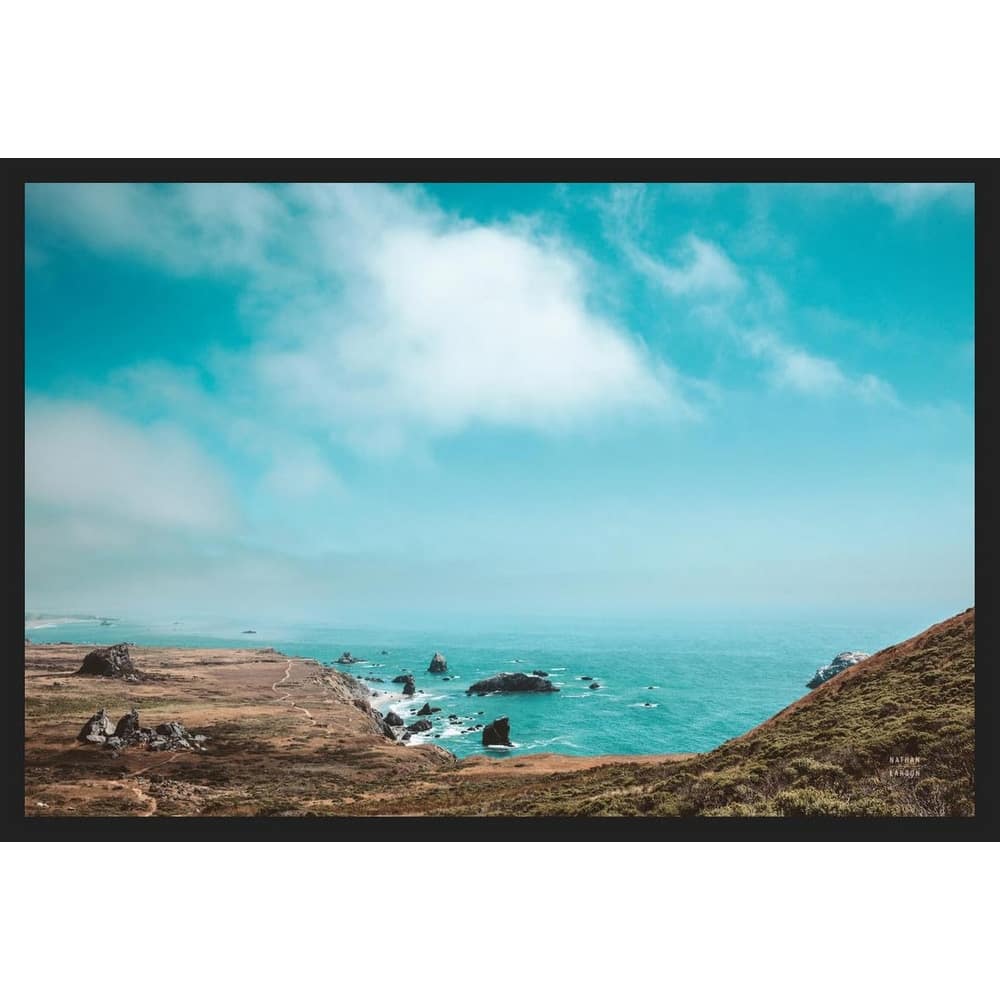 When Sea Becomes Sky Framed Poster