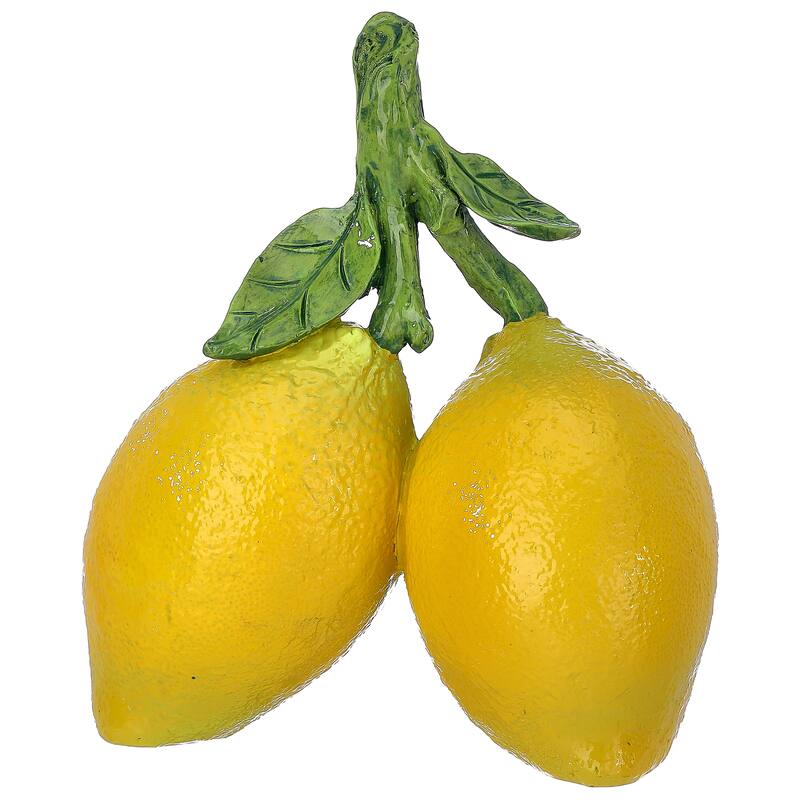 6.5" Resin Lemon Table Piece