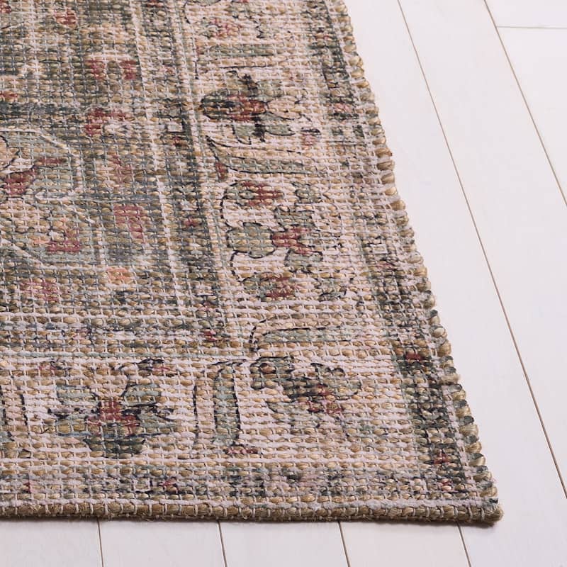 SAFAVIEH Handmade Saffron Hollie Jute & Chenille Rug