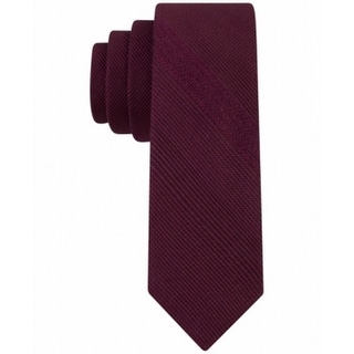 calvin klein burgundy tie