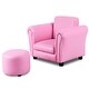 preview thumbnail 1 of 7, Costway Kids Sofa Armrest Chair Couch Children Toddler Birthday Gift Pink