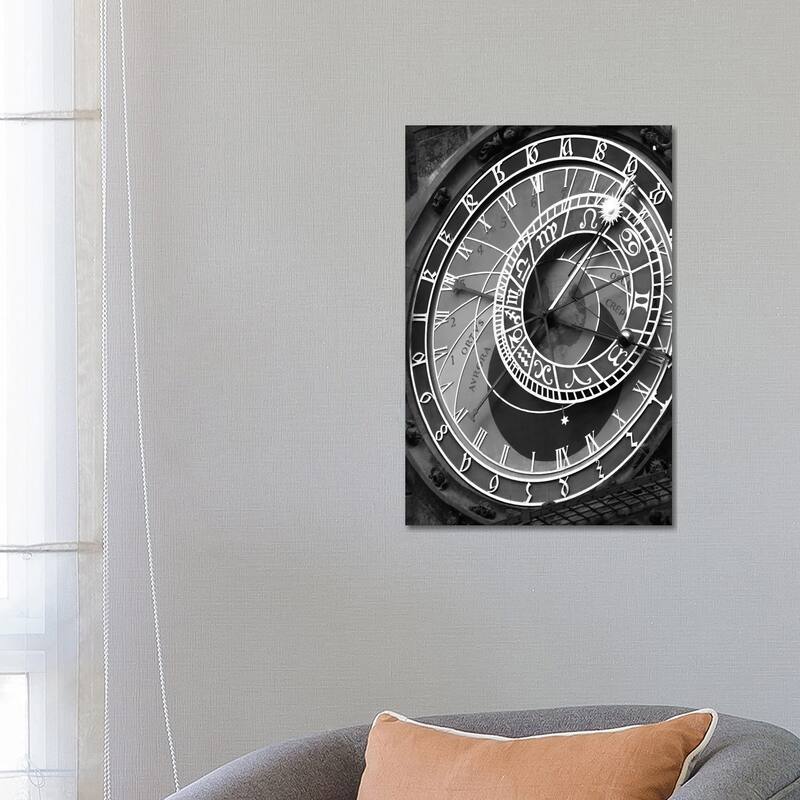 iCanvas "Astronomic Watch Praha 11" by Moises Levy Canvas Print - 26x18x1.5