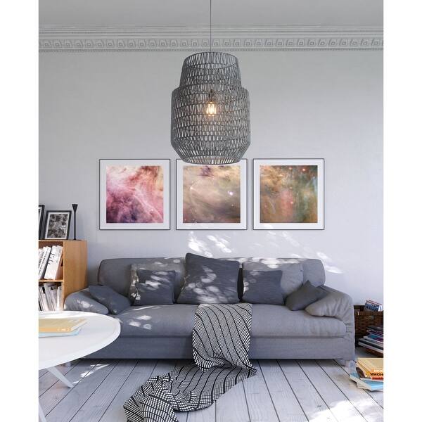 slide 7 of 8, Alstead Ceiling Lamp Gray Gray