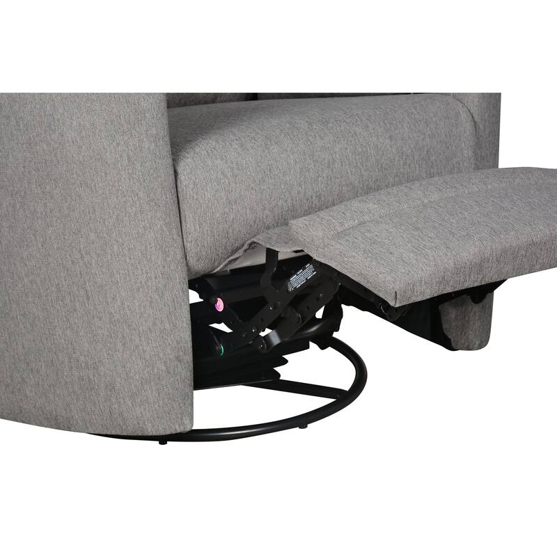 Compass Upholstered Power Swivel Glider