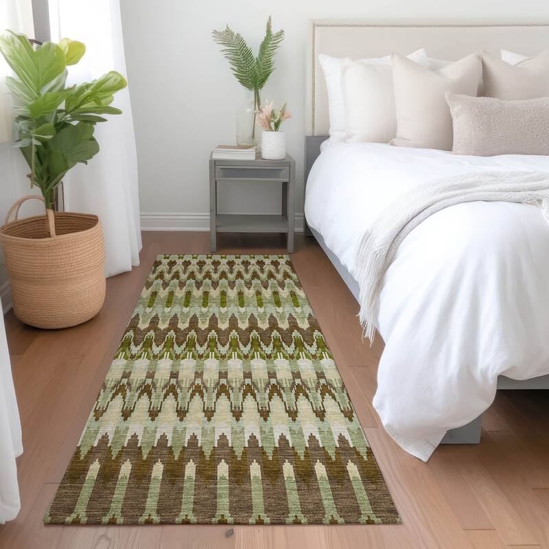 Machine Washable Indoor/ Outdoor Chantille Moroccan Rug