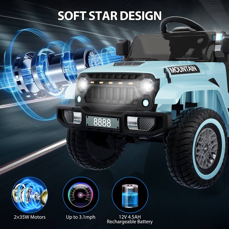 Kids 12V Ride On Car w/Parent Remote Control