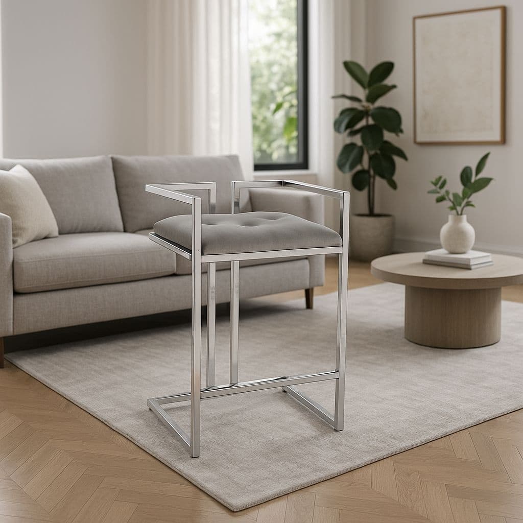 Harvey Velvet Stool (Set of 4)