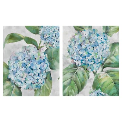 Hydrangea Portraits I-II Canvas Art Prints