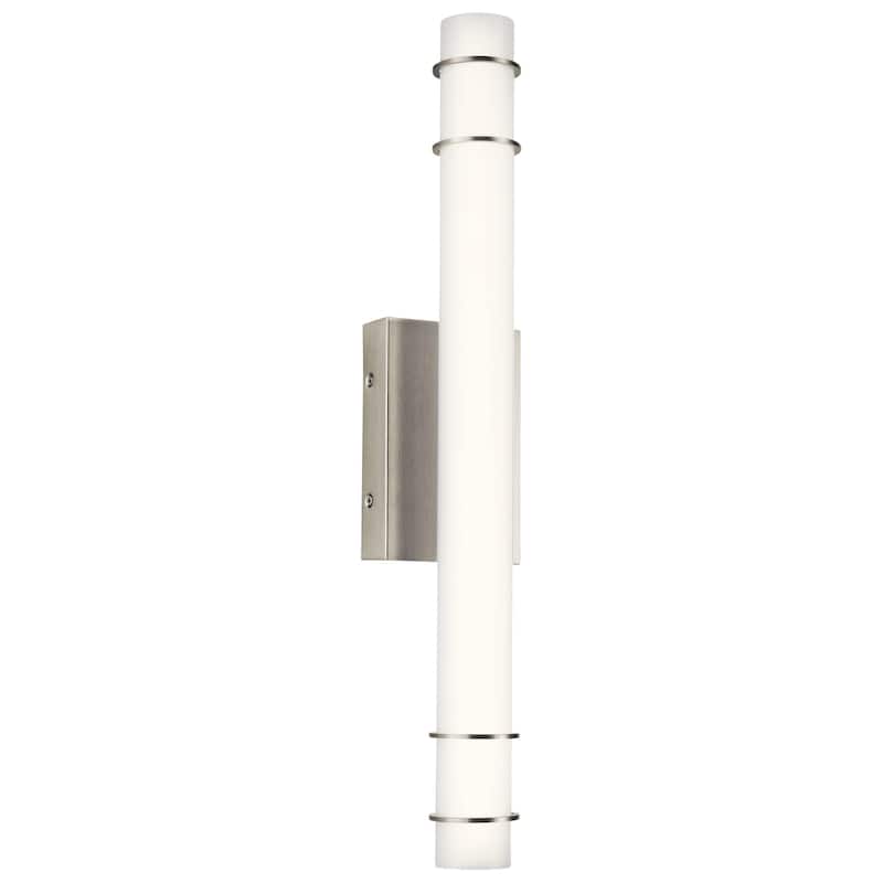 Kichler Lighting Korona Collection 24-inch Brushed Nickel Linear Bath/Vanity Light
