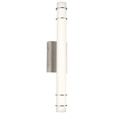 Kichler Lighting Korona Collection 24-inch Brushed Nickel Linear Bath/Vanity Light