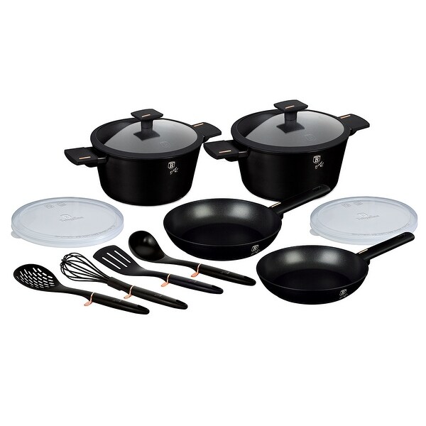 Rachael Ray Create Delicious Aluminum Nonstick Cookware Induction Pots and Pans  Set - Bed Bath & Beyond - 26517517