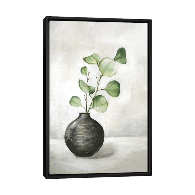 iCanvas "Quiet Zen II" by Eva Watts Framed Canvas Print - Black - 40x26