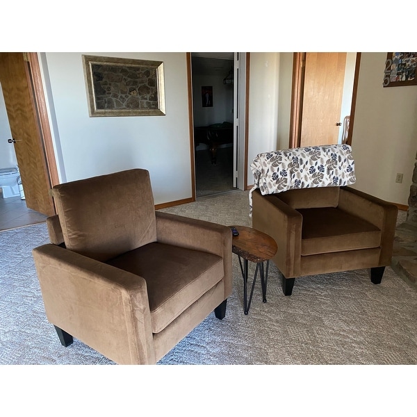 Ally Polyester Mid-Century Arm Chair - Overstock - 31432122