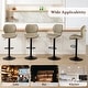 preview thumbnail 12 of 27, HOMYKA Swivel Adjustable Height Stool Set of 4