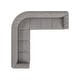 preview thumbnail 28 of 38, Knightsbridge Chesterfield L-shaped Sectional by iNSPIRE Q Artisan