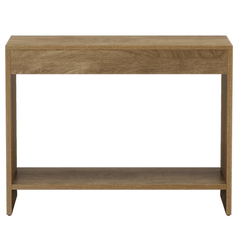 41.3-Inch Console Table Behind Couch, Small Sofa Table with Storage Shelves for Living Room, Entryway, Hallway, Foyer, Entrance