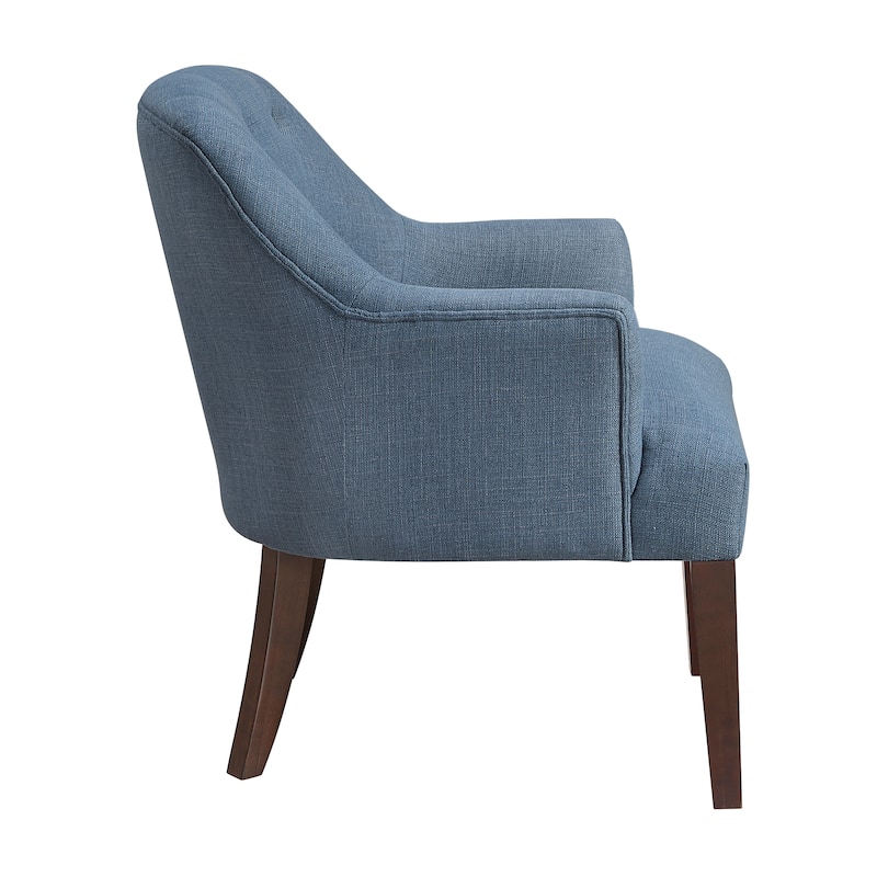 Sterling 26.5" Textured Accent Chair - Button-tufted Chair Back