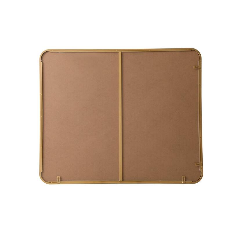 Ezra Soft Corner Metal Rectangular Mirror