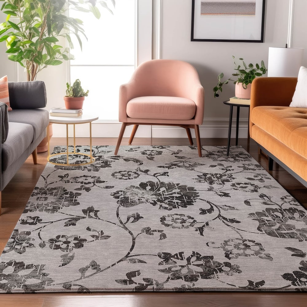 Premium Washable Super Soft Floral Whimsy Mayfield Rug