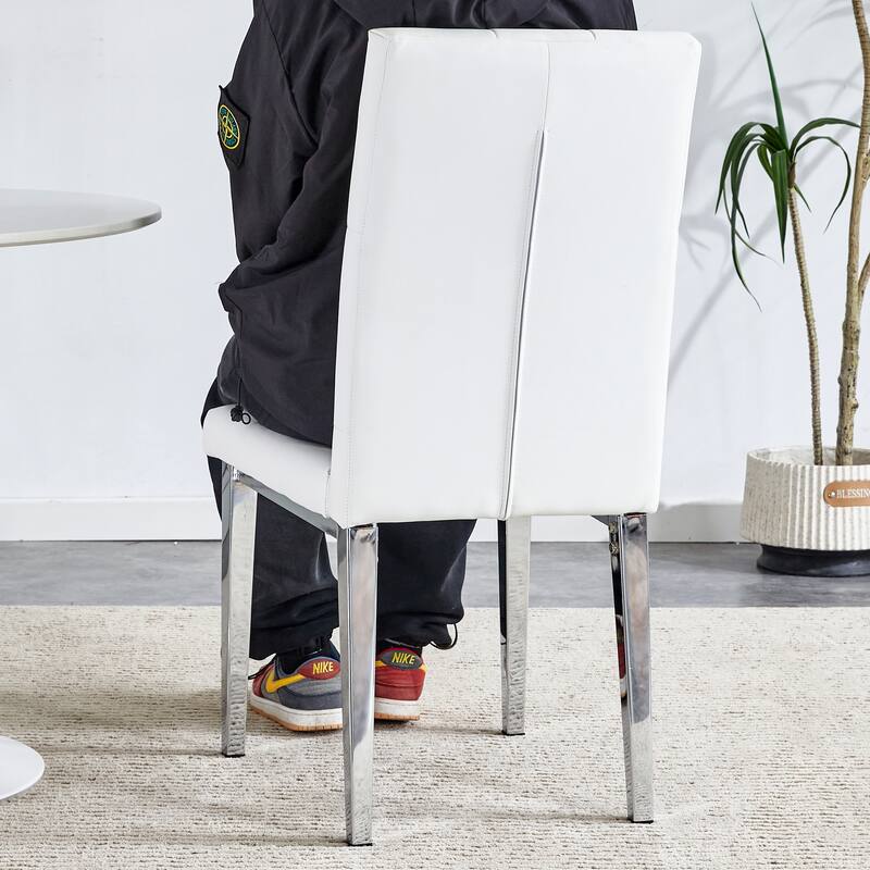 Modern style 4-piece dining chair set