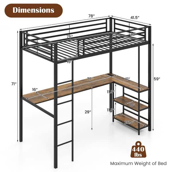 Gymax Twin Size LED Bed Frame w/ Charging Station Upholstered