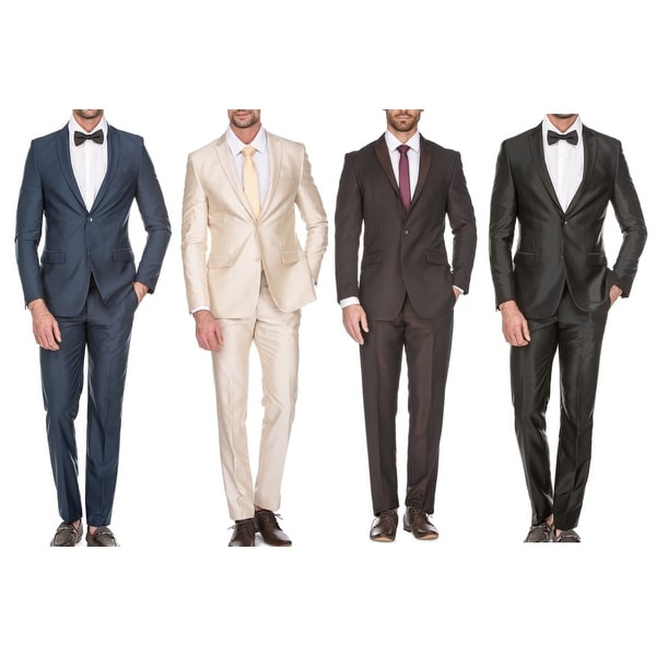 ivory slim fit suit