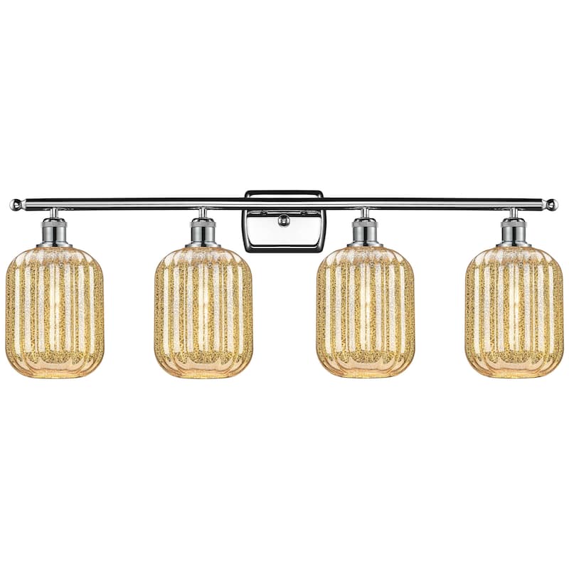 Innovations Lighting 516-4W-13-37 Preston Vanity Preston 4 Light 37" - Polished Chrome / Mercury