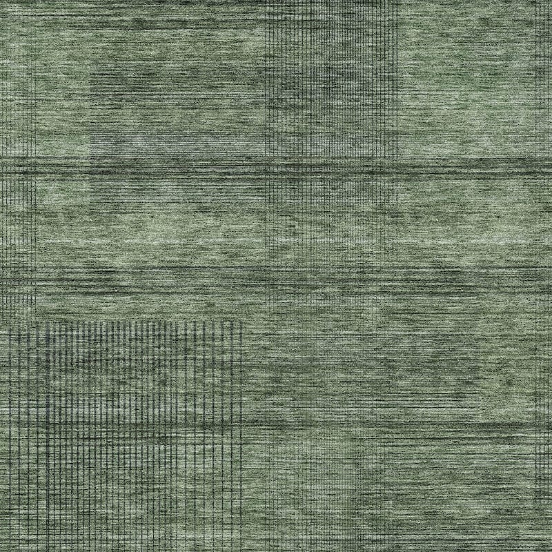 HomeRoots Striped Transitional Rectangle Outdoor Rug