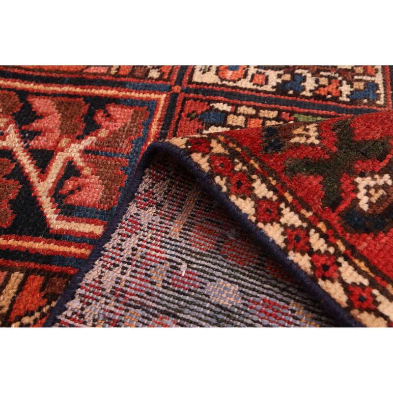 ECARPETGALLERY Hand-knotted Kayseri Vintage Red Wool Rug - 6'4 x 9'10