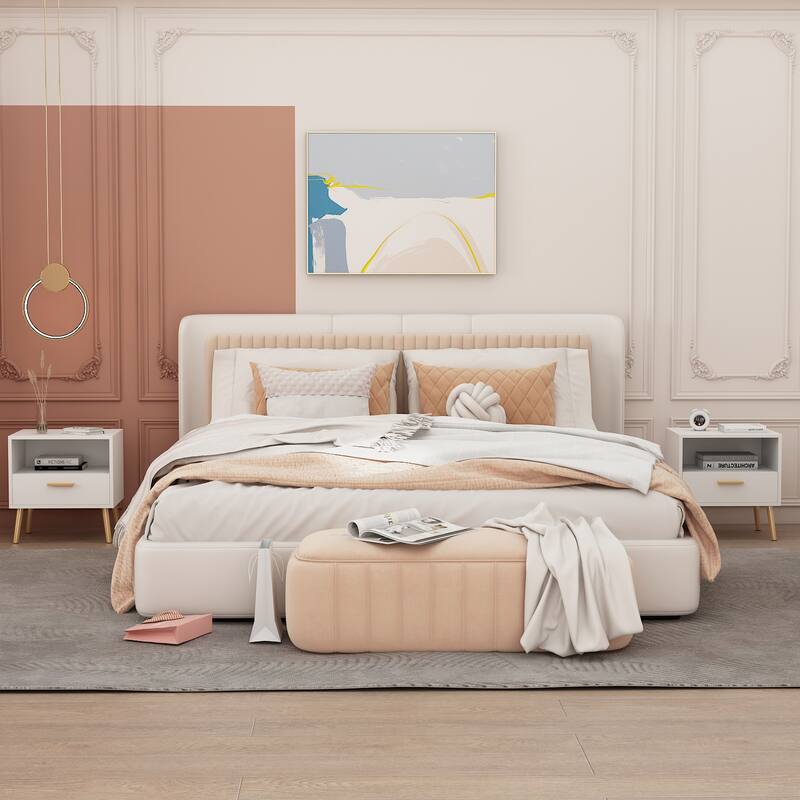 Nightstand Bedside Table Minimalist Versatile End SideTable (1 PCS)