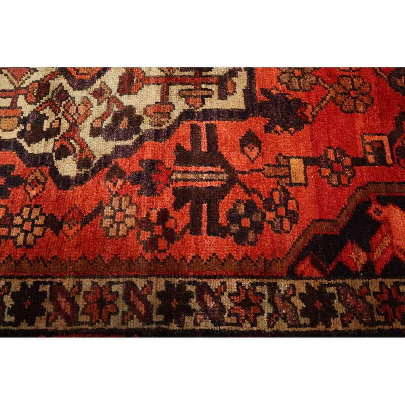 ECARPETGALLERY Hand-knotted Kayseri Vintage Light Red Wool Rug - 4'10 x 6'9
