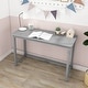 preview thumbnail 53 of 77, Max and Lily Simple Desk Grey - 47"