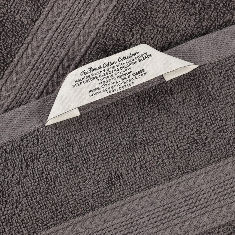 Superior Eco-Friendly Cotton 8-Piece Towel Set